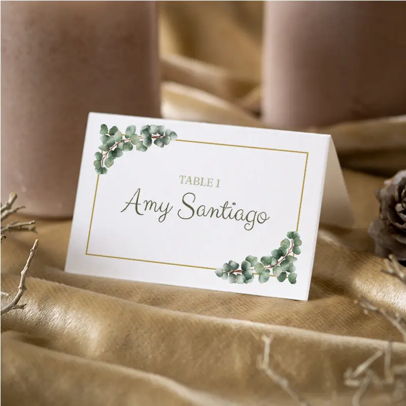 Gilded Botanical Frame – back