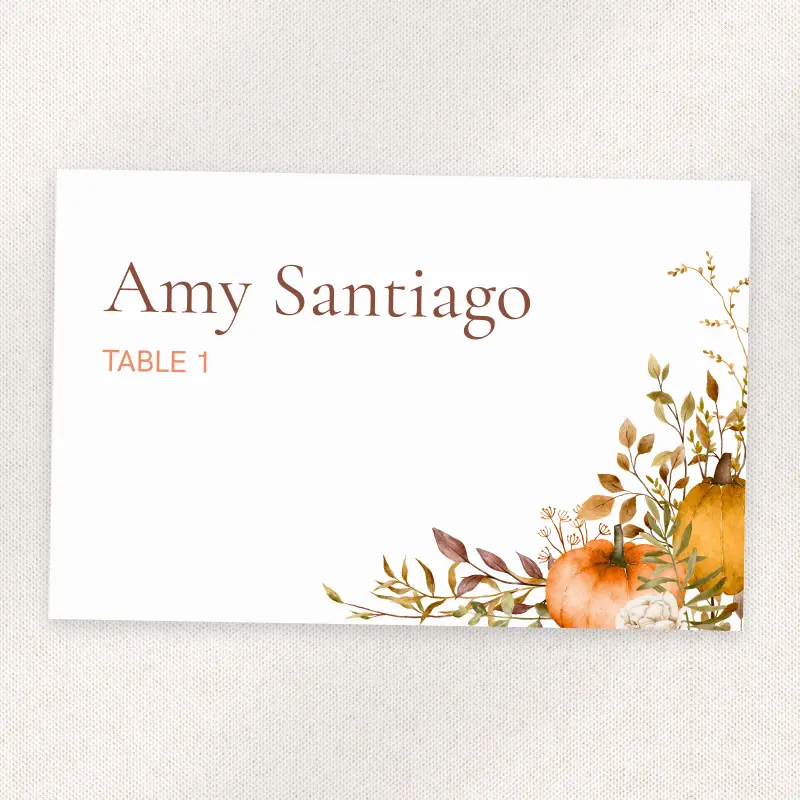 Petite Pumpkin Corner – front