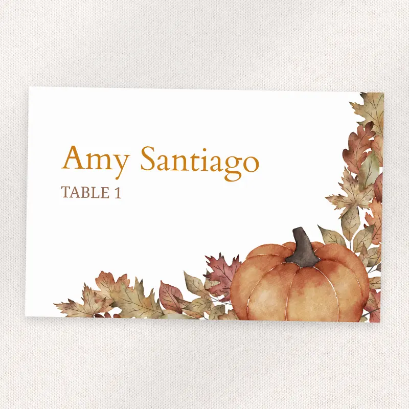 Harvest Pumpkin Bloom – front