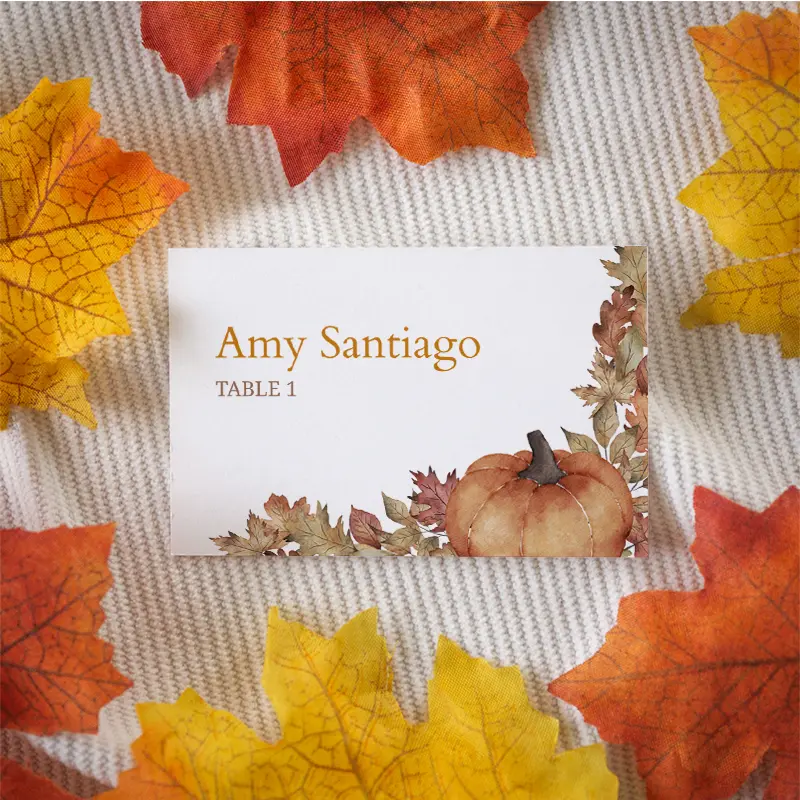 Harvest Pumpkin Bloom – back