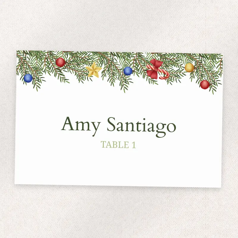 Festive Holiday Garland – front